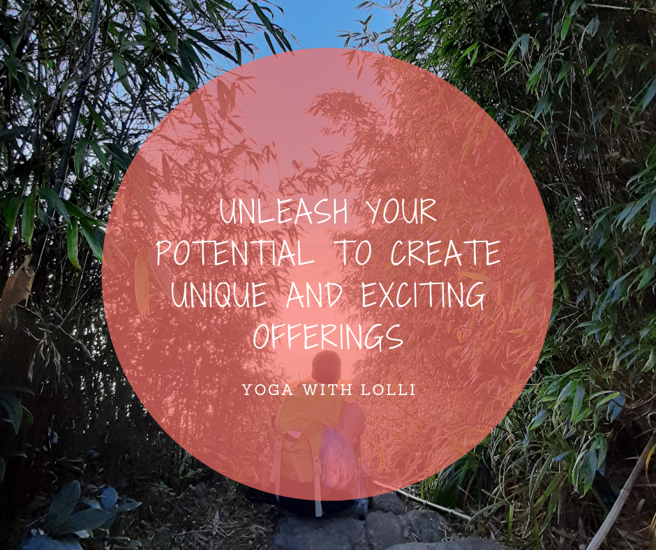 Unleash your potential to create unique and exciting offerings